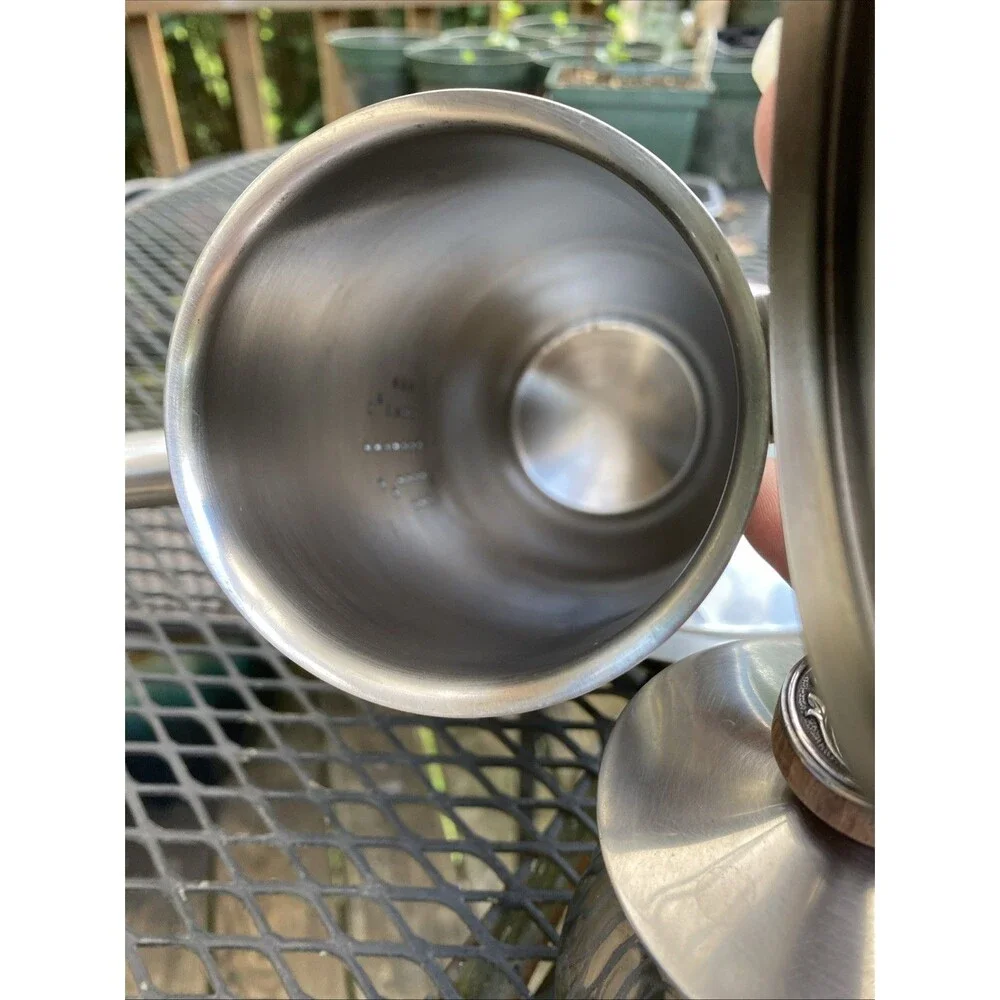 Vintage Stainless Coffee  Set 2 Tray, Creamer , Sugar Bowl, and Decanter - Japan